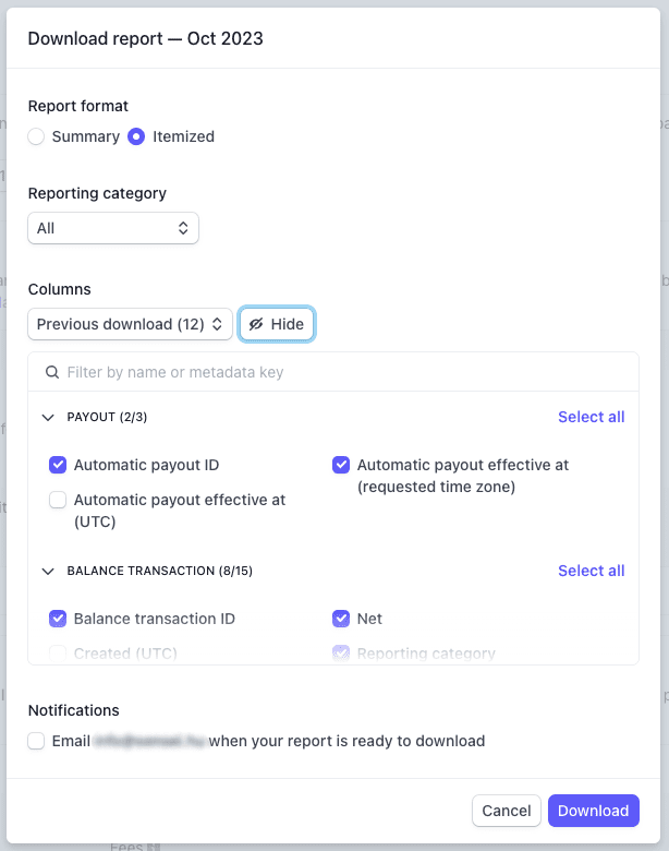 Download report Stripe - Sensei